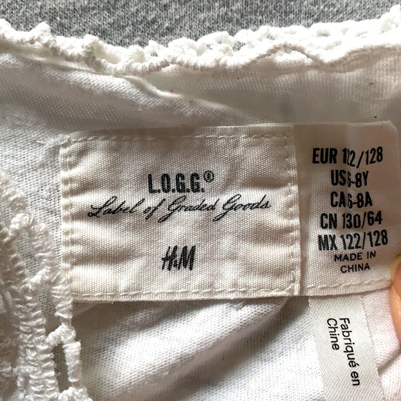3/$25 H&M Layered Lace Tank Top Size 6/8 - Picture 3 of 5